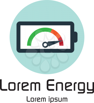 Long-lasting Battery Logo Design Concept.