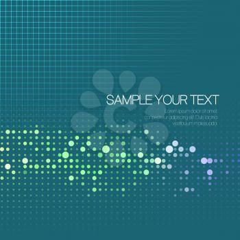 Abstract background with dots. Vector illustration EPS10