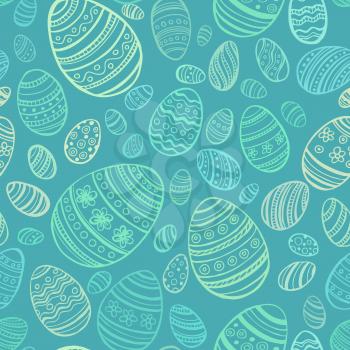 Easter Egg. Vector seamless pattern EPS 10