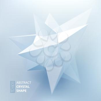 Low polygon geometry shape. Vector illustration EPS 10