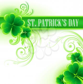 St. Patricks Day Background. Vector illustration EPS 10