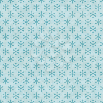 Christmas seamless pattern snowflake background. Retro texture.