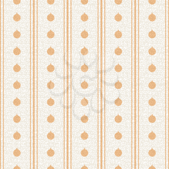 Christmas and Holidays seamless pattern with balls.