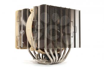 Cooler computer fan equipment. Technology design.
