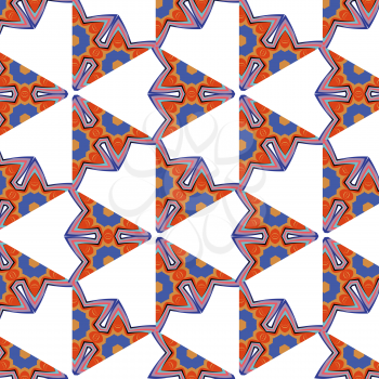 bright, attention-grabbing seamless pattern in the sixties style, flashy color