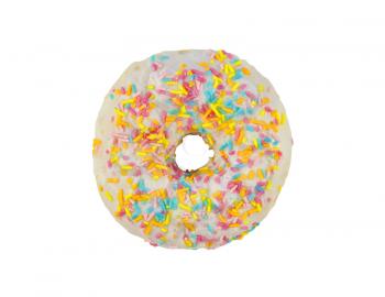 Donuts in white glaze. Isolated on white background design element