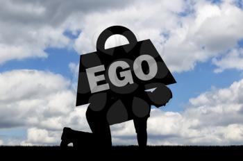 A man can barely crawl with a heavy load called ego on his back. The concept of the ego as a habit interfering with a full life