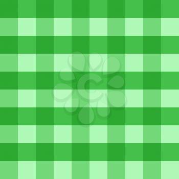 Sample pretty seamless bright green checkered fabric.