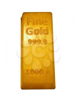 Natural handmade soap, in the form of gold bullion.