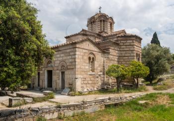 Church of the Holy Apostles in the Greek Forum in Athens Greece