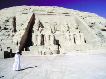 Attractions of Egypt. pyramids, camels and ruins. Big pyramids of Egypt. Photos from a trip.