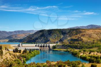 Aviemore hydroelectric dam, New Zealand
