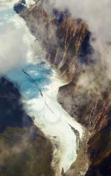 Franz Josef glacier, Southern Alps, New Zealand
