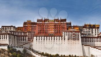 Potala palace in Lhasa, Tibet
