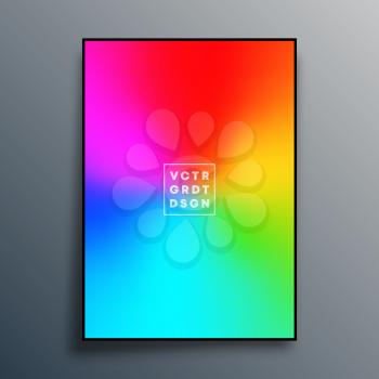 Gradient background design for poster, wallpaper, flyer, brochure cover, typography or other printing products. Vector illustration.