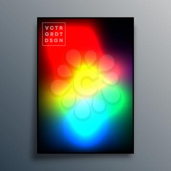 Gradient background designed for poster, wallpaper, flyer, brochure cover, typography or other printing products. Vector illustration.