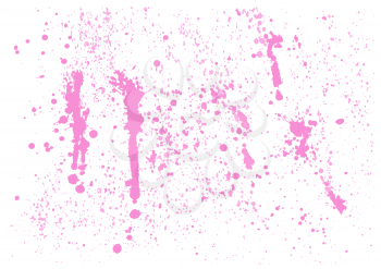 Pink background grunge texture. Subtle halftone grunge urban texture vector. Old vintage scratches, stain, paint splats, spots, stripes. Distressed overlay texture