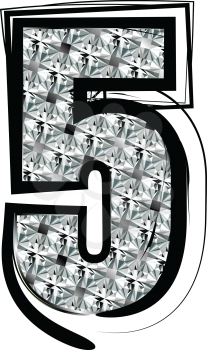 Diamond Font Number 5