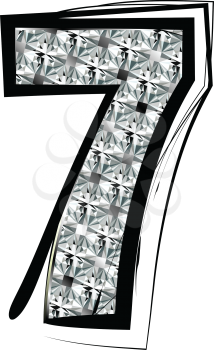 Diamond Font Number 7