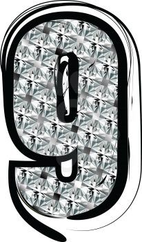 Diamond Font Number 9