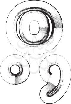 Grunge Font Symbol