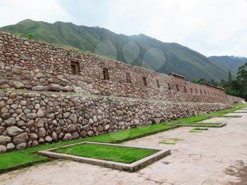 Ancient inca walls in Cusco Peru