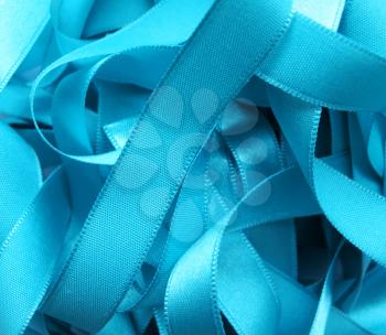 Light blue ribbon background