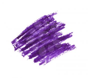 Purple color Cosmetic pencil isolated on white background