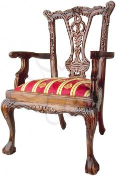 Royalty Free Photo of a Vintage Dining Chair 