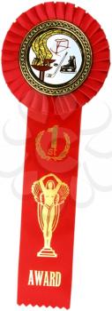 Royalty Free Photo of a First Place Olympic Hockey Ribbon 