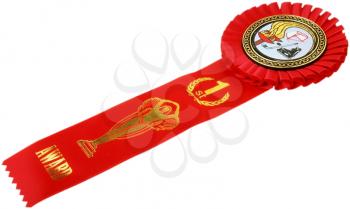Royalty Free Photo of a First Place Olympic Hockey Ribbon