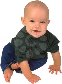 Royalty Free Photo of an Infant Child Sitting