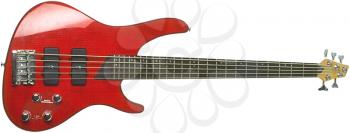 Royalty Free Photo of an Electric Bass Guitar