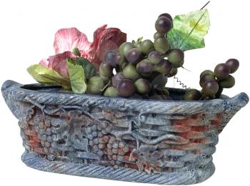 Royalty Free Photo of a Basket of Grapes