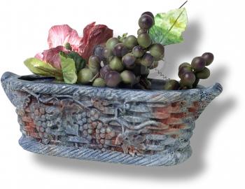 Royalty Free Photo of a Basket of Grapes
