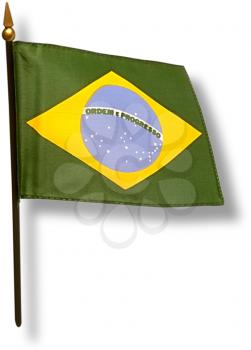 Royalty Free Photo of a Flag of Brazil