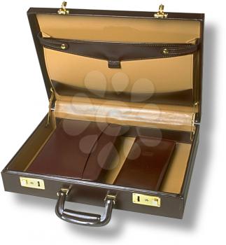 Royalty Free Photo of an Open Brief Case