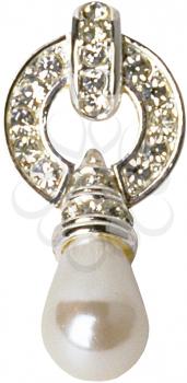 Royalty Free Photo of a Light Bulb Jeweled Brooch