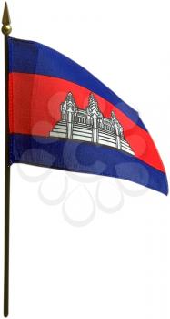 Royalty Free Photo of a Cambodian Flag
