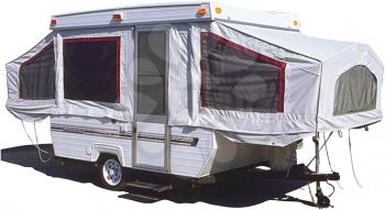 Royalty Free Photo of a Tent Trailer