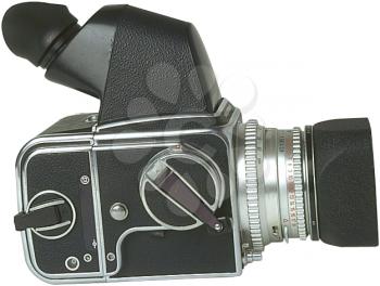 Royalty Free Photo of a Camera with a Microphone