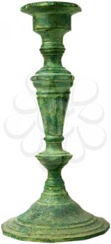 Royalty Free Photo of a Green Candlestick Holder