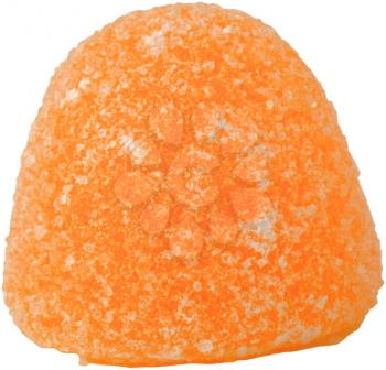 Royalty Free Photo of a Single Orange Gummy