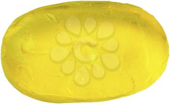 Royalty Free Photo of a Single Yellow Candy