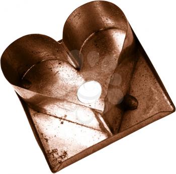 Royalty Free Photo of a Heart Shaped Cookie Cutter