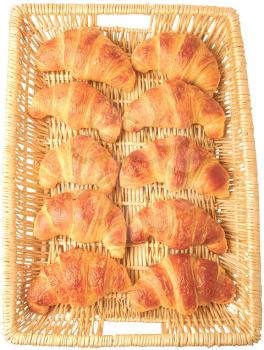 Royalty Free Photo of a Tray of Croissants