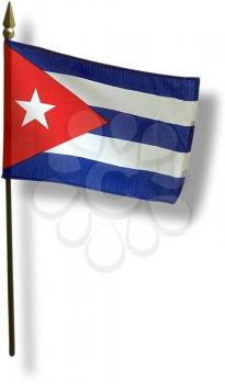 Royalty Free Photo of a Cuban Flag