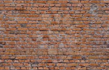 Red seamless bricks. Wall texture surface wallpaper