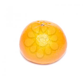 Orange mandarin isolated on the white background.