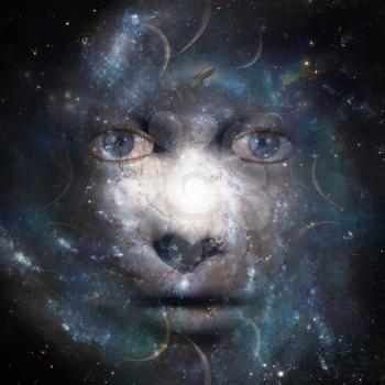 Face in endless Universe